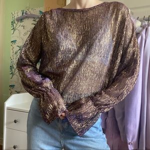 ✨SOLD!✨fun purple top 💜